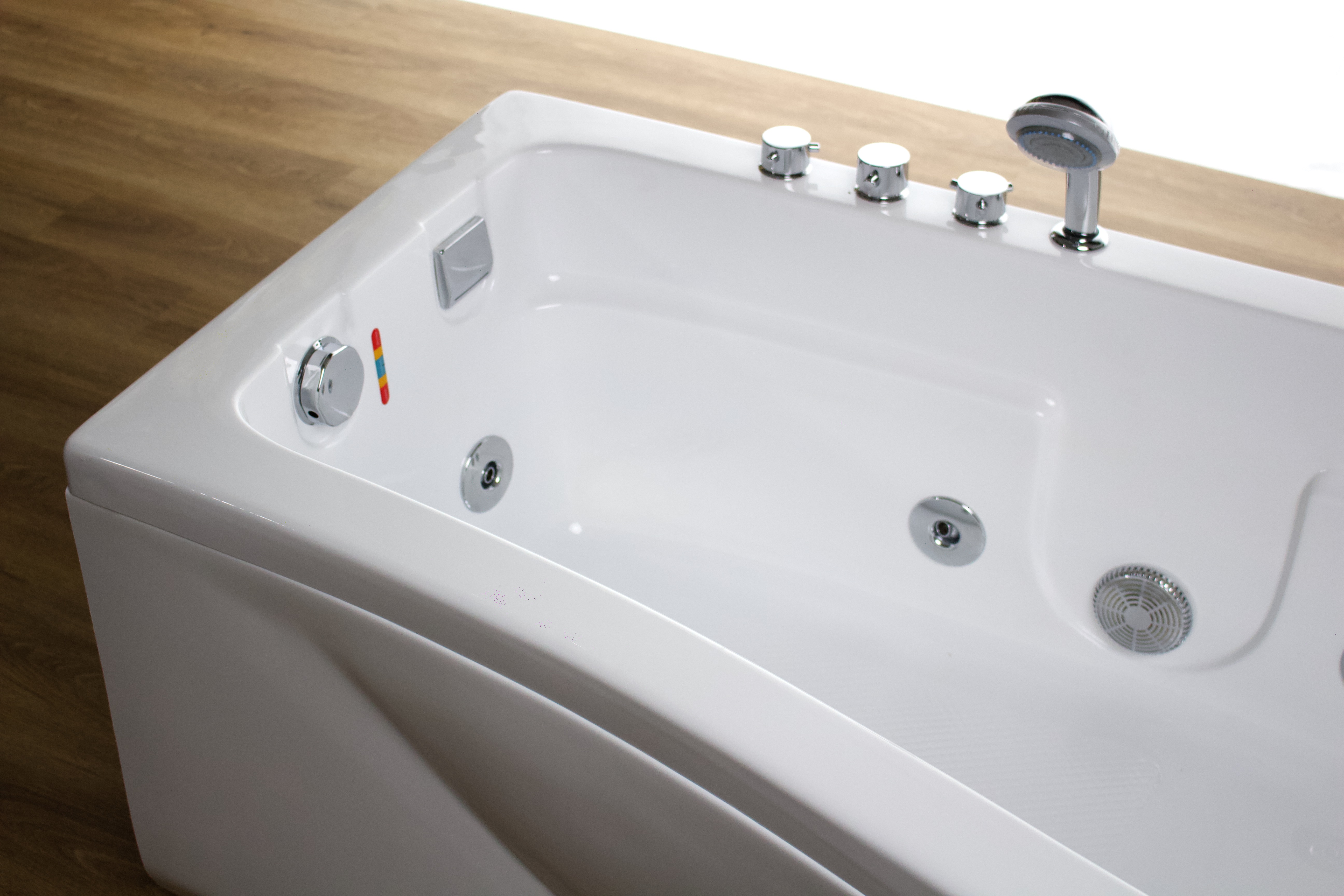 Vasca da bagno idromassaggio versione destra color nero 183 x 90 cm  VARADERO 